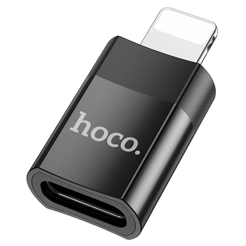 Hoco Adapter Lightning male to Type-C female “UA17” Hoco Adapter Lightning male to Type-C female “UA17”